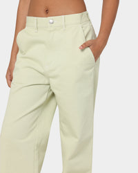 Obey Women's Brighton Carpenter Pants Cucumber
