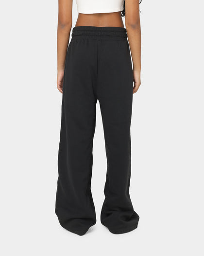 Adidas Women's Studio Lounge Fleece Track Pants Black