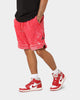 Jordan Essential Statement Washed Fleece Shorts Fire Red/Black