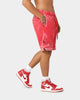 Jordan Essential Statement Washed Fleece Shorts Fire Red/Black