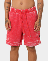 Jordan Essential Statement Washed Fleece Shorts Fire Red/Black