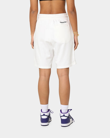 Mitchell & Ness Women's Dunk Shorts Vintage White