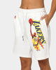 Mitchell & Ness Women's Dunk Shorts Vintage White