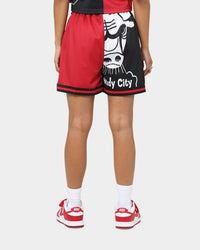 Mitchell & Ness Women's Chicago Bulls Big Face 5.0 Shorts Black