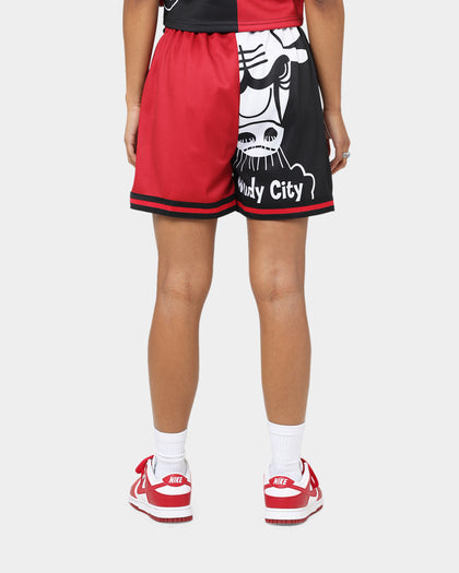 Mitchell & Ness Women's Chicago Bulls Big Face 5.0 Shorts Black
