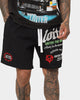 Loiter Void Multi Logo Walk Shorts Black