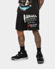 Loiter Void Multi Logo Walk Shorts Black