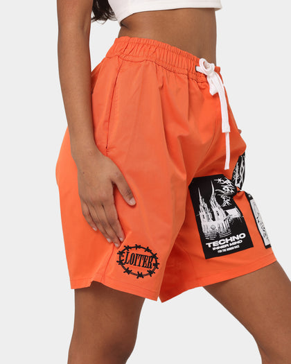 Loiter Nightcrawler Walk Shorts Orange