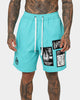 Loiter Nightcrawler Walk Shorts Turquoise