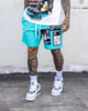 Loiter Nightcrawler Walk Shorts Turquoise