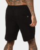 Saint Morta Syndicate Cargo Shorts Black