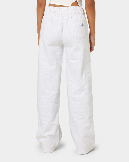 Champion Women's Reverse Weave Daisies Puddle Track Pants Silver Grey