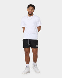 Calvin Klein Medium Double Waistband Swim Shorts Pvh Black