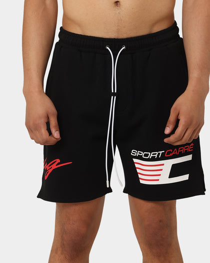 Carré Automobile Sweat Shorts Black