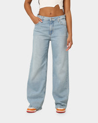 Guess Originals Women's Go Kit Broadway Wide Leg Jeans Go Broadway Light Wash
