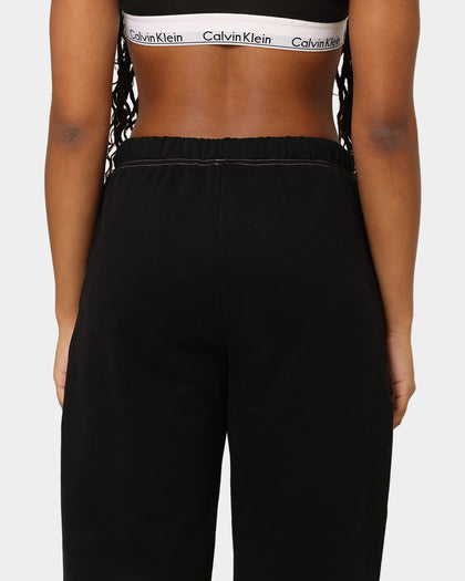 STAYCOOLNYC Puff Paint Sweat Pants Black