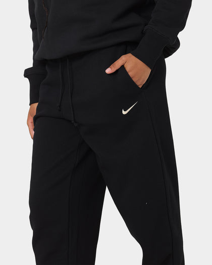 Nike Women's Nike Sportswear Style Fleece High-Waisted Curve Sweatpants Black/Sail