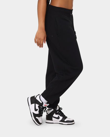 Nike Women's Nike Sportswear Style Fleece High-Waisted Curve Sweatpants Black/Sail