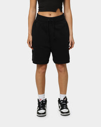 Nike Women's Sportswear Phoenix Fleece High Waisted Loose Fit Shorts Black/Sail