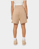 Nike Women's Sportswear Phoenix Fleece High Waisted Loose Fit Shorts Hemp/Sail