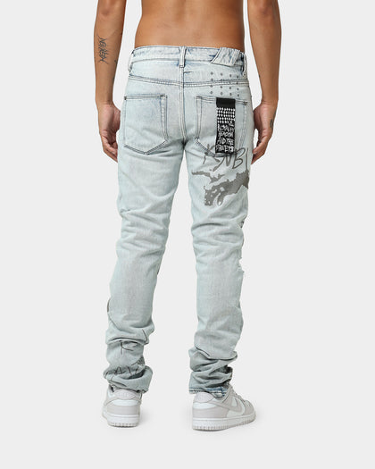 KSUBI Chitch Flyer Trashed Denim