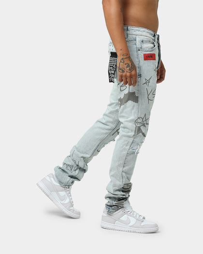 KSUBI Chitch Flyer Trashed Denim