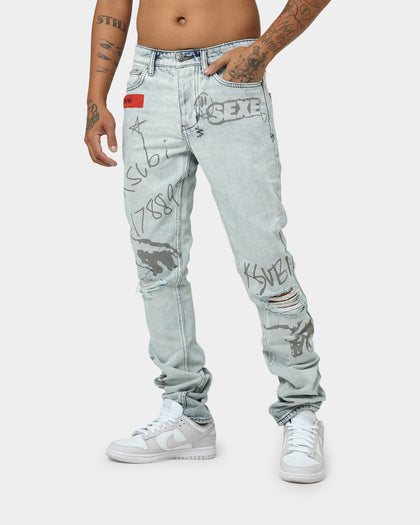 KSUBI Chitch Flyer Trashed Denim
