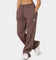 Stussy Women's Stock Wide Leg Trackpants Brown