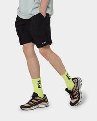 PYRA Flex Cargo Shorts Black