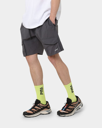 PYRA Flex Cargo Shorts Carbon
