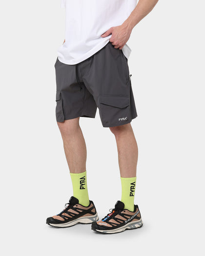 PYRA Flex Cargo Shorts Carbon