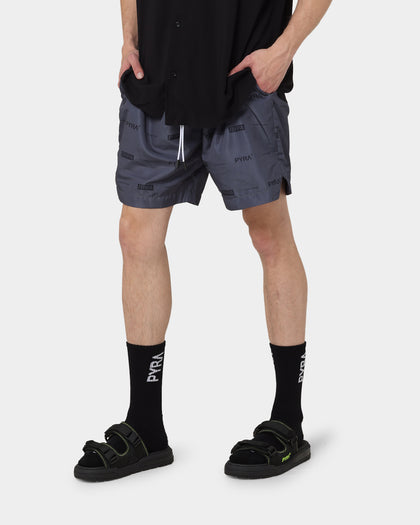 PYRA Parachute Shorts Black/Black
