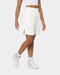 Nike Women's Nike Sportswear Phoenix Fleece High-Waisted Baller Shorts Sail/Black
