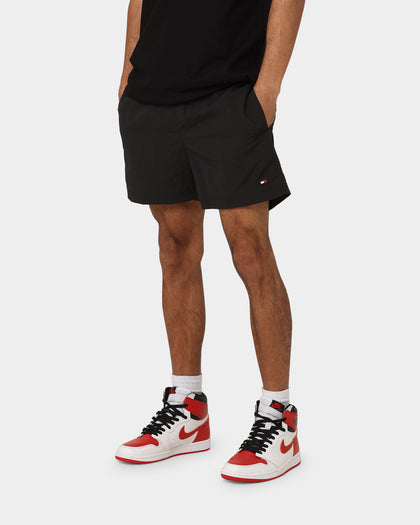 Tommy Hilfiger Double Logo Waistband Medium Drawstring Shorts Black