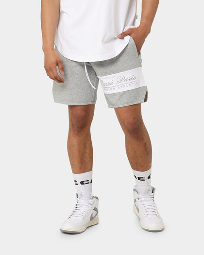 Carre Premium Athletic Sweat Shorts Grey Marle