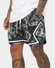 Jordan Dri-FIT Sport Diamond Shorts White/Black