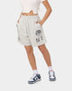 Majestic Athletic Women's New York Yankees Highlanders Boyfriend Shorts Cool Grey