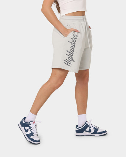 Majestic Athletic Women's New York Yankees Highlanders Boyfriend Shorts Cool Grey