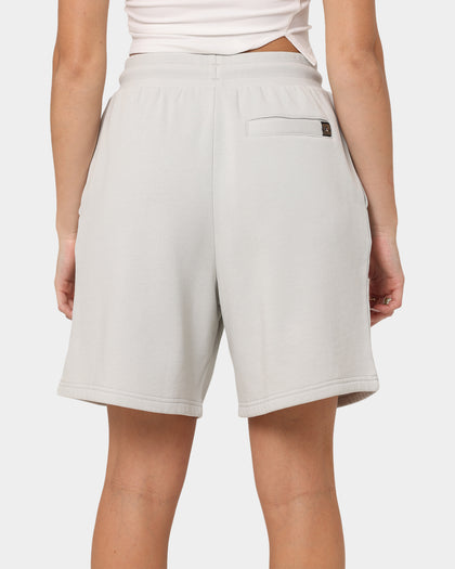 Majestic Athletic Women's New York Yankees Highlanders Boyfriend Shorts Cool Grey