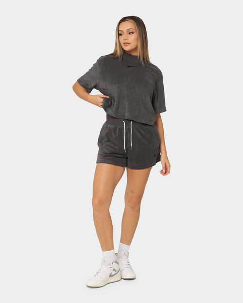 Nike Women's Nike Sportswear Terry PE Shorts Anthracite/Black