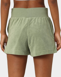 Nike Women's Nike Sportswear Terry PE Shorts Oil Green/Cargo