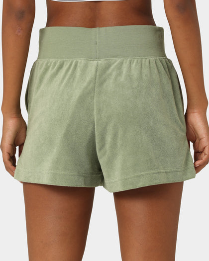 Nike Women's Nike Sportswear Terry PE Shorts Oil Green/Cargo