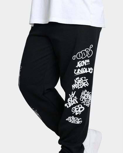 Goat Crew X Ol' Dirty Bastard Big Face Sweatpants Black