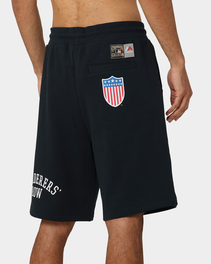 Majestic Athletic New York Yankees Puff Print Patch Fleece Shorts True Navy