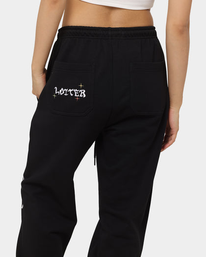 Loiter Peace Walker Trackpants Black