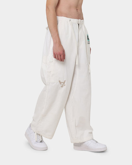 Loiter X The Anti Order Parachute Pants Off White
