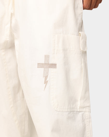 Loiter X The Anti Order Parachute Pants Off White