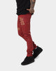 Ksubi 23 Chitch Red Denim Pants Red