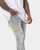 Ksubi 23 Van Winkle Mid Blue Denim Pants Denim
