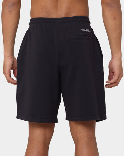 Mitchell & Ness Chicago Bulls 5 Times Champs Fleece Shorts Faded Black